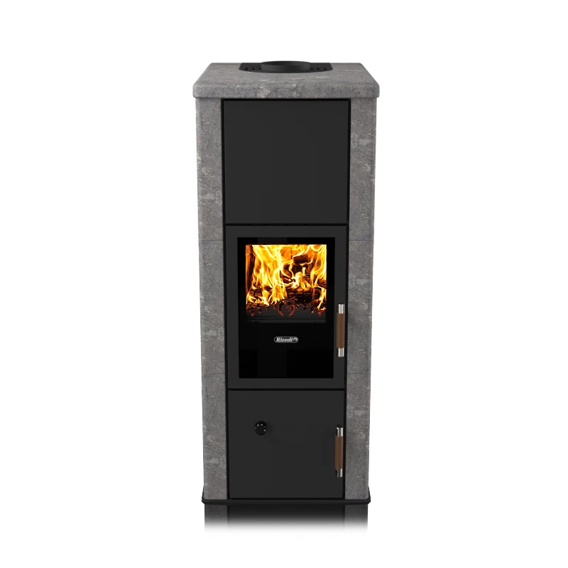 Kaminofen Wassergeführt Rizzoli - Serie T Rock - Basic - Speckstein - 9,1 KW 1 Kaminofen Wassergeführt Rizzoli - Serie T Rock - Basic - Speckstein - 9,1 KW