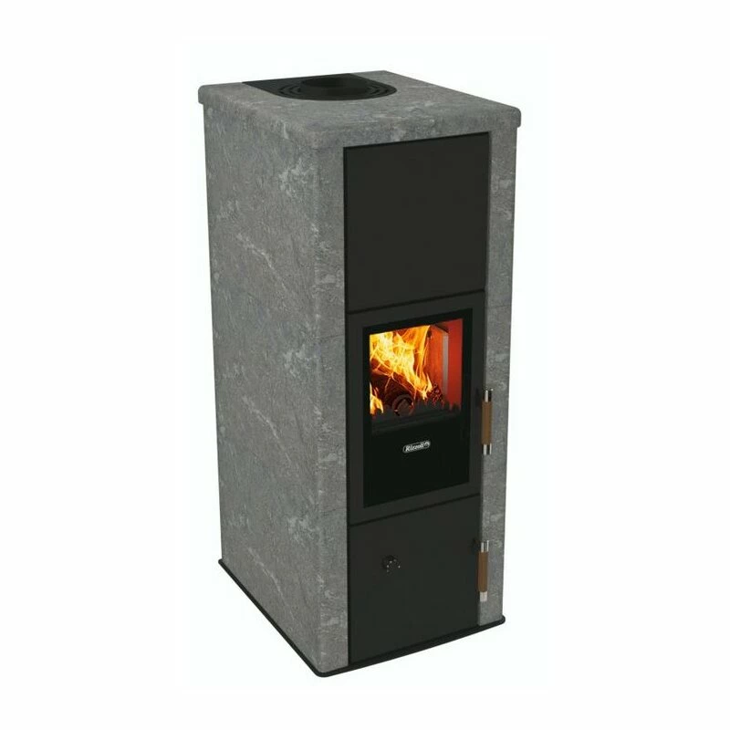 Kaminofen Wassergeführt Rizzoli - Serie T Rock - Basic - Speckstein - 9,1 KW 2 Kaminofen Wassergeführt Rizzoli - Serie T Rock - Basic - Speckstein - 9,1 KW – Bild 2