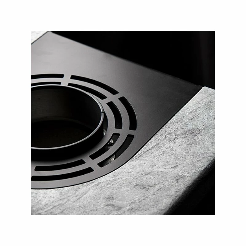 Kaminofen Wassergeführt Rizzoli - Serie T Rock - Basic - Speckstein - 9,1 KW 6 Kaminofen Wassergeführt Rizzoli - Serie T Rock - Basic - Speckstein - 9,1 KW – Bild 6