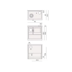 Küchenherd Cadel - Kook 90 4.0 - 7,5 KW -Küchengrill Geschäft kuechenherd cadel kook 90 40 75 kw6