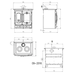 Küchenherd La Nordica Mamy - 8,7 KW -Küchengrill Geschäft kuechenherd la nordica mamy 87 kw4