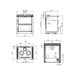 Küchenherd La Nordica Verona XXL - 7,0 KW -Küchengrill Geschäft kuechenherd la nordica verona xxl 70 kw5