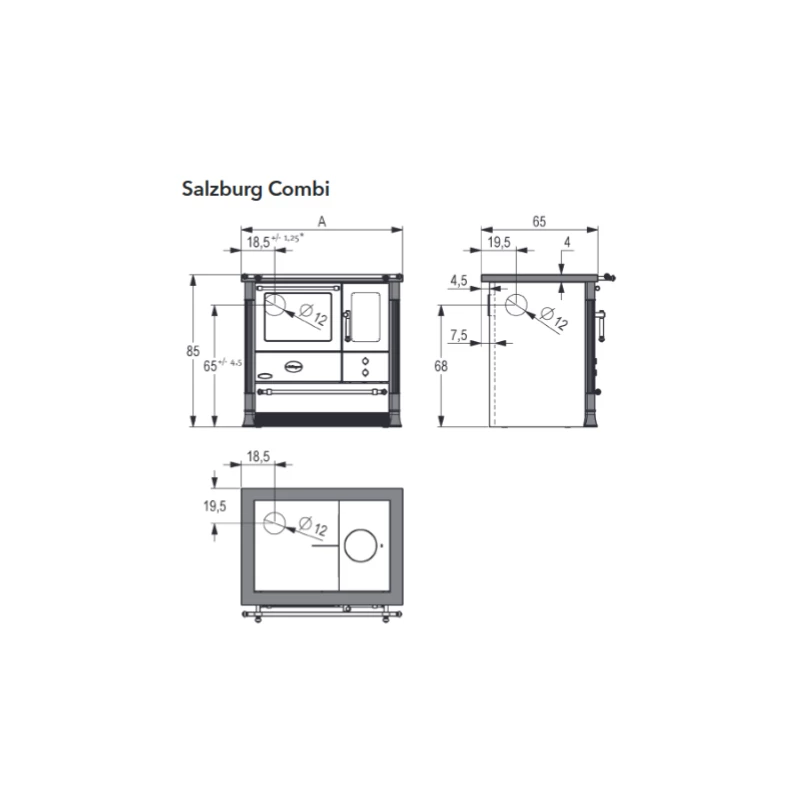 Küchenherd Lohberger Varioline Salzburg - LC 80 Salzburg - 7 KW 2 Küchenherd Lohberger Varioline Salzburg - LC 80 Salzburg - 7 KW – Bild 2