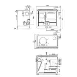 Küchenherd Wassergeführt Greithwald Tyrola TRT 100 -Küchengrill Geschäft kuechenherd wassergefuehrt greithwald tyrola trt 1002