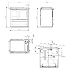 Küchenherd Wassergeführt La Nordica Termosovrana DSA - 13,5 KW -Küchengrill Geschäft kuechenherd wassergefuehrt la nordica termosovrana dsa 135 kw7