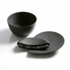 Küchengrill Geschäft 13 Morsoe Curva Kaminbesteck Schwarz, 3- Teilig