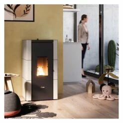 Pelletofen Cadel - Cristal 7, 7 KW -Küchengrill Geschäft pelletofen cadel cristal 7 7 kw4