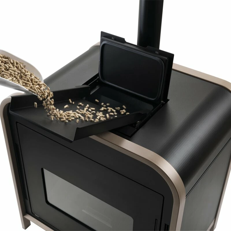 Pelletofen Cadel - Frame 9 - 9,3 KW 5 Pelletofen Cadel - Frame 9 - 9,3 KW – Bild 5