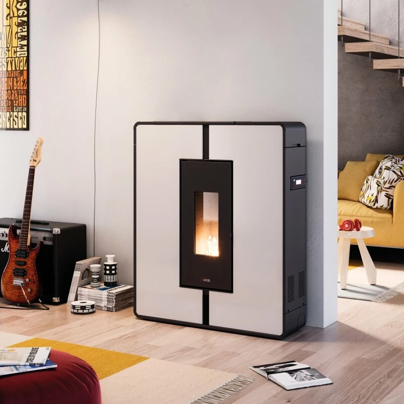 Pelletofen Cadel - Tile Plus 10 - 10 KW (kanalisierbar) 6 Pelletofen Cadel - Tile Plus 10 - 10 KW (kanalisierbar) – Bild 6