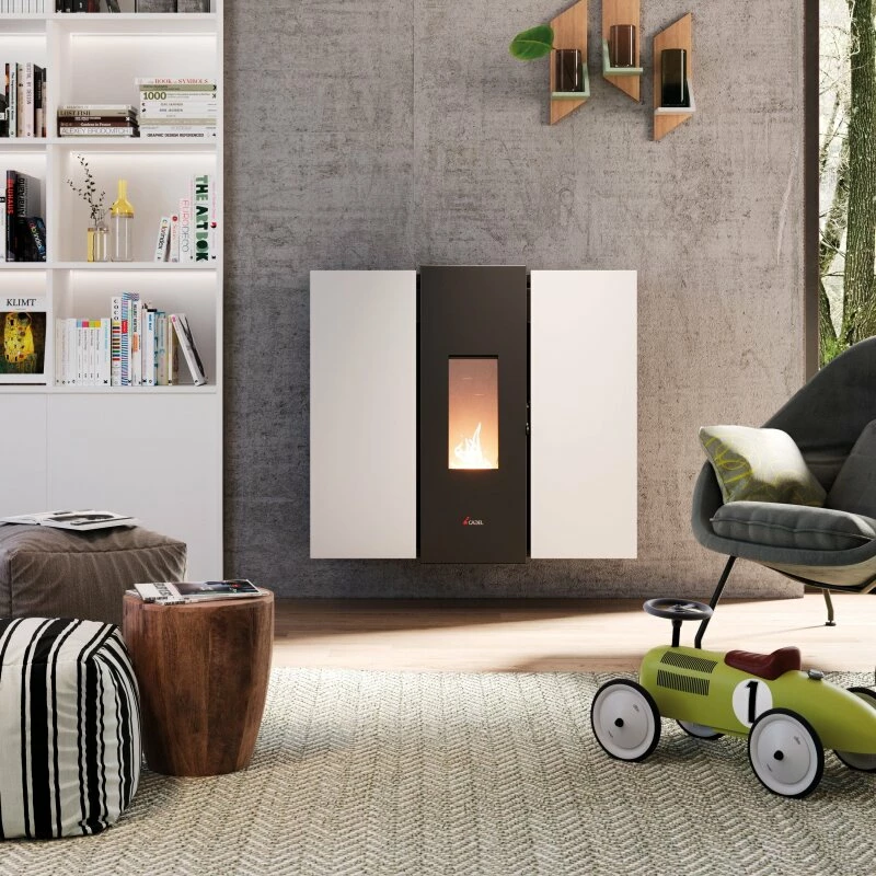 Pelletofen Cadel - Wall Plus 10 - 10 KW (kanalisierbar) 3 Pelletofen Cadel - Wall Plus 10 - 10 KW (kanalisierbar) – Bild 3