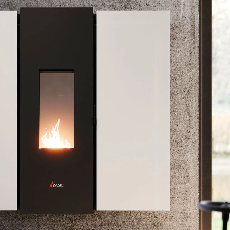 Pelletofen Cadel - Wall Plus 10 - 10 KW (kanalisierbar) 5 Pelletofen Cadel - Wall Plus 10 - 10 KW (kanalisierbar) – Bild 5