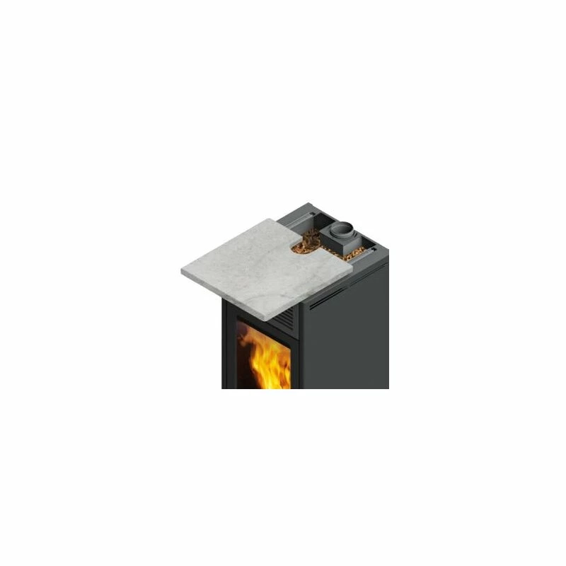 Pelletofen Edilkamin Slide2 7 Up - 6,9 KW 5 Pelletofen Edilkamin Slide2 7 Up - 6,9 KW – Bild 5