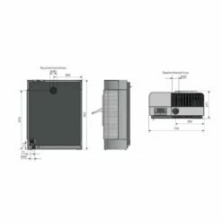 Pelletofen Justus Canis XL - 8 KW -Küchengrill Geschäft pelletofen justus canis xl 8 kw8