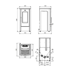 Pelletofen La Nordica Extraflame Dahiana VFS - 10 KW -Küchengrill Geschäft pelletofen la nordica extraflame dahiana vfs 10 kw6