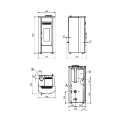 Pelletofen La Nordica Extraflame Klaudia - 8 KW 9 Pelletofen La Nordica Extraflame Klaudia - 8 KW -Küchengrill Geschäft pelletofen la nordica extraflame klaudia 8 kw5