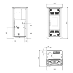 Pelletofen La Nordica Extraflame Serafina Lux Evo - 8,0 KW -Küchengrill Geschäft pelletofen la nordica extraflame serafina lux evo 80 kw7
