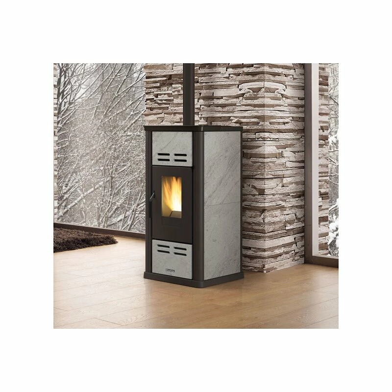 Pelletofen La Nordica Extraflame Serafina Petra Evo - Naturstein - 8,0 KW 2 Pelletofen La Nordica Extraflame Serafina Petra Evo - Naturstein - 8,0 KW – Bild 2