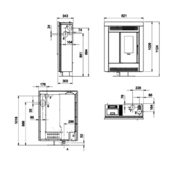 Pelletofen La Nordica Extraflame Souvenir Petra Evo (kanalisierbar) - Naturstein - 10,2 KW -Küchengrill Geschäft pelletofen la nordica extraflame souvenir petra evo kanalisierbar naturstein 102 kw3