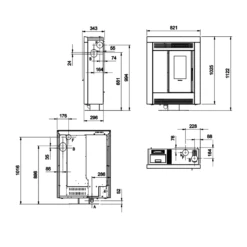 Pelletofen La Nordica Extraflame Souvenir Steel Evo (kanalisierbar) - 10,2 KW 9 Pelletofen La Nordica Extraflame Souvenir Steel Evo (kanalisierbar) - 10,2 KW -Küchengrill Geschäft pelletofen la nordica extraflame souvenir steel evo kanalisierbar 102 kw5
