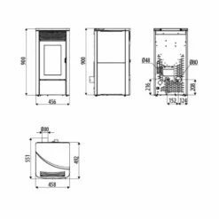 Pelletofen MCZ ALYSSA Air 6 M1+ - 6,3 KW 17 Pelletofen MCZ ALYSSA Air 6 M1+ - 6,3 KW -Küchengrill Geschäft pelletofen mcz alyssa air 6 m1 63 kw9