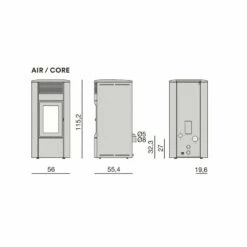 Pelletofen MCZ CLUB Absolute Air - Maestro+ - 10 KW -Küchengrill Geschäft pelletofen mcz club absolute air maestro 10 kw6