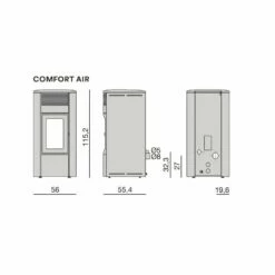 Pelletofen MCZ CLUB Absolute Comfort Air Matic 14 M2+ - Inkl. WI-FI Funktion - Maestro - 14 KW 9 Pelletofen MCZ CLUB Absolute Comfort Air Matic 14 M2+ - Inkl. WI-FI Funktion - Maestro - 14 KW -Küchengrill Geschäft pelletofen mcz club absolute comfort air matic 14 m2 inkl wi fi funktion maestro 14 kw5