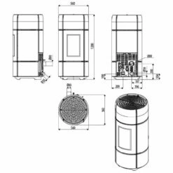 Pelletofen MCZ CURVE Comfort Air 8 - Maestro+ - 8,1 KW -Küchengrill Geschäft pelletofen mcz curve comfort air 8 maestro 81 kw7