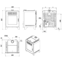 Pelletofen MCZ CUTE Air 8 - Schwarz - Inkl. WI-FI Funktion - Maestro - 8 KW -Küchengrill Geschäft pelletofen mcz cute air 8 schwarz inkl wi fi funktion maestro 8 kw8