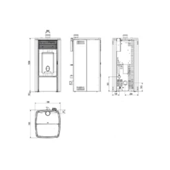 Pelletofen MCZ EGO Comfort Air 10 UP! - Maestro+ - 10 KW -Küchengrill Geschäft pelletofen mcz ego comfort air 10 up maestro 10 kw8