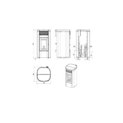 Pelletofen MCZ MUSA Comfort Air 14 - Inkl. WI-FI Funktion - Maestro - 14 KW -Küchengrill Geschäft pelletofen mcz musa comfort air 14 inkl wi fi funktion maestro 14 kw8