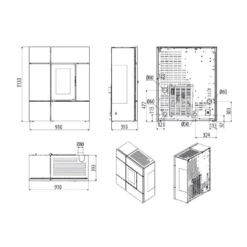 Pelletofen MCZ STREAM Comfort Air 12 - Maestro+ - 12 KW -Küchengrill Geschäft pelletofen mcz stream comfort air 12 maestro 12 kw15