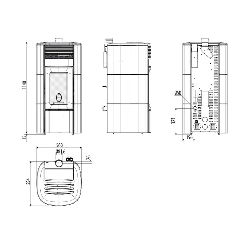 Pelletofen MCZ SUITE Air 10 UP! - Maestro+ - 10 KW 4 Pelletofen MCZ SUITE Air 10 UP! - Maestro+ - 10 KW – Bild 4