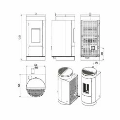 Pelletofen MCZ Wall Air 8 M1 - Inkl. Wi-Fi Funktion - Maestro - 8 KW -Küchengrill Geschäft pelletofen mcz wall air 8 m1 inkl wi fi funktion maestro 8 kw8