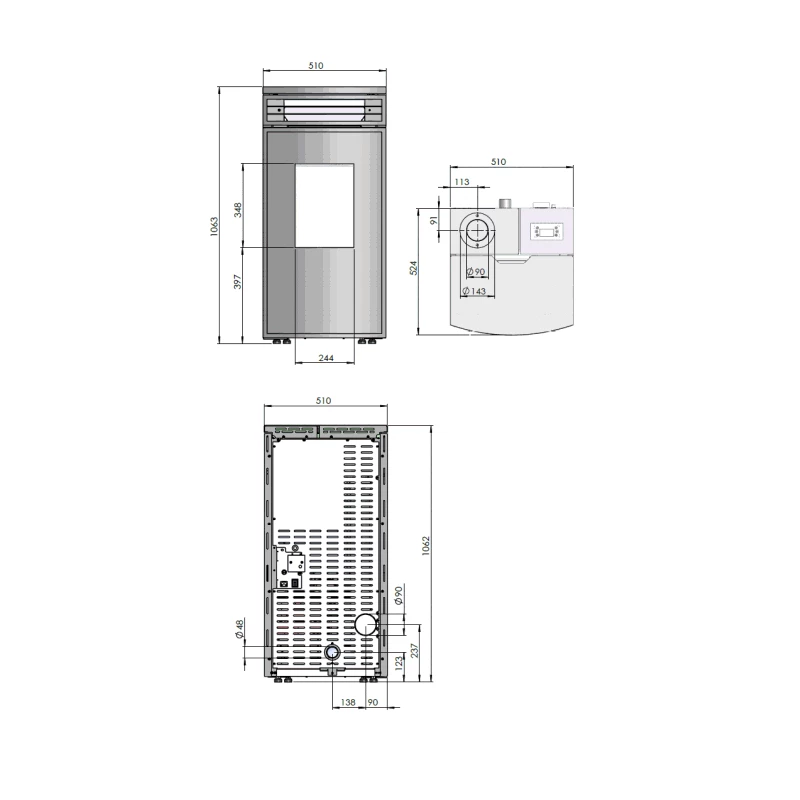 Pelletofen Oranier Neta - 8 KW 7 Pelletofen Oranier Neta - 8 KW – Bild 7