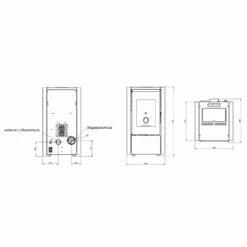 Pelletofen Wamsler / Westminster Motion 6, Schwarz/ Grau - 6 KW -Küchengrill Geschäft pelletofen wamsler westminster motion 6 schwarz grau 6 kw3