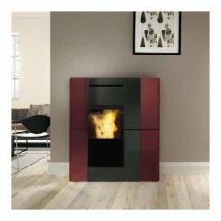 Pelletofen Wasserführend Edilkamin BLADE2 H 18 UP - Keramik - 19,2 KW -Küchengrill Geschäft pelletofen wasserfuehrend edilkamin blade2 h 18 up keramik 192 kw3