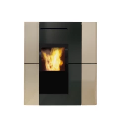 Pelletofen Wasserführend Edilkamin BLADE2 H 22 UP - Keramik - 22,8 KW