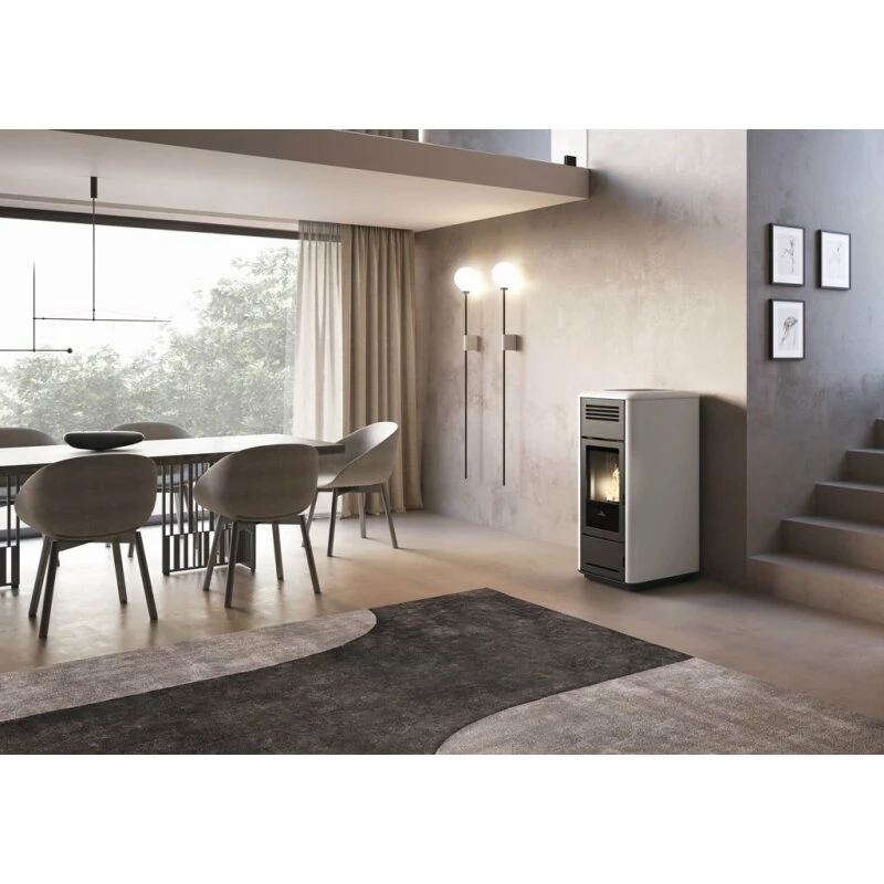 Pelletofen Wasserführend Edilkamin MILLA H 12 UP - 12,4 KW 2 Pelletofen Wasserführend Edilkamin MILLA H 12 UP - 12,4 KW – Bild 2