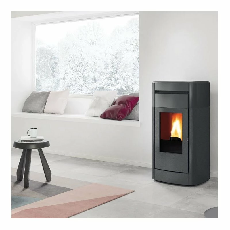 Pelletofen Wasserführend Edilkamin Vyda2 H 18 Up - 19,2 KW 5 Pelletofen Wasserführend Edilkamin Vyda2 H 18 Up - 19,2 KW – Bild 5