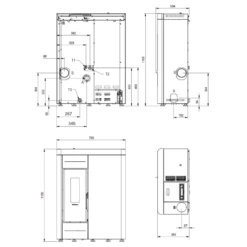 Pelletofen Wasserführend La Nordica Extraflame Virna Idro - 14,5 KW -Küchengrill Geschäft pelletofen wasserfuehrend la nordica extraflame virna idro 145 kw5