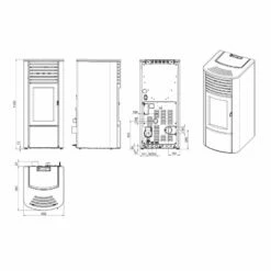 Pelletofen Wassergeführt MCZ CLIO Hydro 16 (16 KW) - Mit Hocheffizienzpumpe -Küchengrill Geschäft pelletofen wassergefuehrt mcz clio hydro 16 16 kw mit hocheffizienzpumpe9