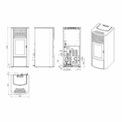 Pelletofen Wassergeführt MCZ CLIO Hydro 23 (23kw) - Mit Hocheffizienzpumpe -Küchengrill Geschäft pelletofen wassergefuehrt mcz clio hydro 23 23kw mit hocheffizienzpumpe9