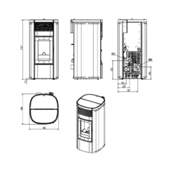 Pelletofen Wassergeführt MCZ MUSA Hydromatic 18 - Maestro+ - 18 KW -Küchengrill Geschäft pelletofen wassergefuehrt mcz musa hydromatic 18 maestro 18 kw8