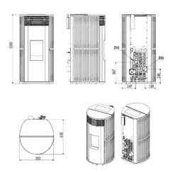 Pelletofen Wassergeführt MCZ PAD Hydromatic 18 - Maestro+ - 18 KW -Küchengrill Geschäft pelletofen wassergefuehrt mcz pad hydromatic 18 maestro 18 kw12