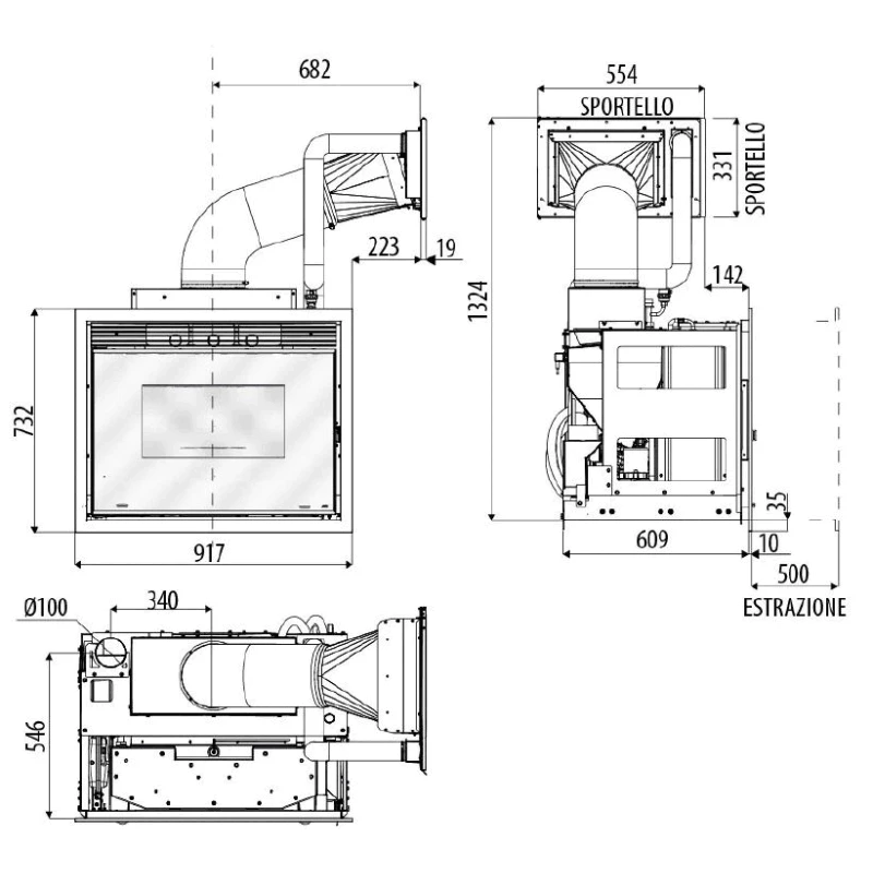 Pelletofen Wassergeführt MCZ VIVO 90 Hydromatic 16 - 16 KW 3 Pelletofen Wassergeführt MCZ VIVO 90 Hydromatic 16 - 16 KW – Bild 3
