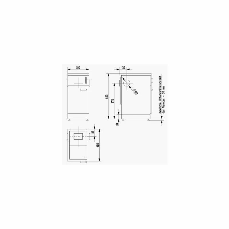 Wamsler Küchenherd / Beistellherd K 140 - 5 KW 3 Wamsler Küchenherd / Beistellherd K 140 - 5 KW – Bild 3