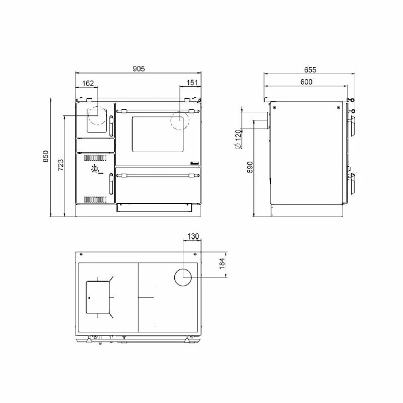 Wamsler Küchenherd K 139 F - 8 KW 2 Wamsler Küchenherd K 139 F - 8 KW – Bild 2