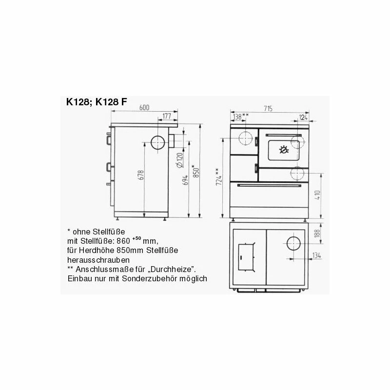 Wamsler Küchenherd K128 - 7,0 KW 5 Wamsler Küchenherd K128 - 7,0 KW – Bild 5