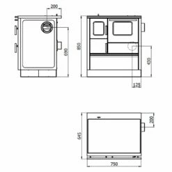 Wamsler Küchenherd Trend 75 - 5,9 KW -Küchengrill Geschäft wamsler kuechenherd trend 75 59 kw6