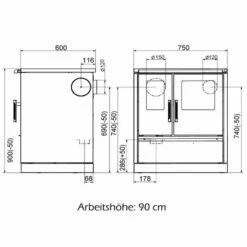 Wamsler Küchenherd W1-75 - 8 KW 17 Wamsler Küchenherd W1-75 - 8 KW -Küchengrill Geschäft wamsler kuechenherd w1 75 8 kw8